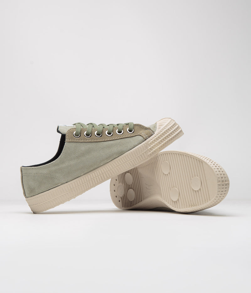 Novesta Star Master Suede Shoes in Olive and Military