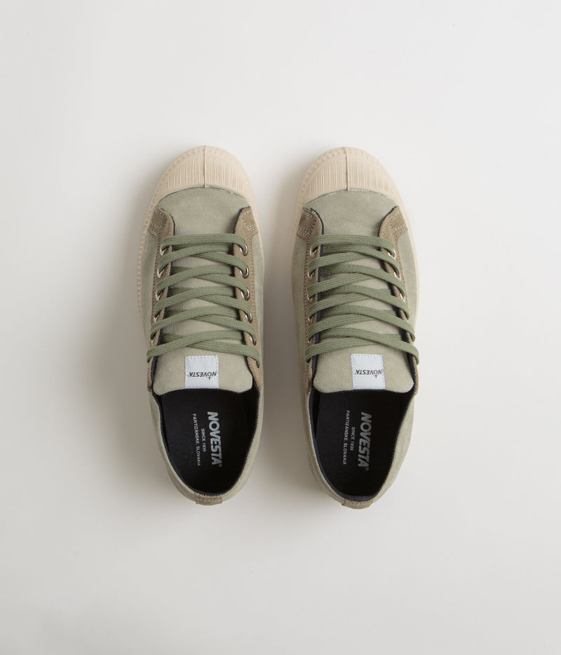 Novesta Star Master Suede Shoes in Olive and Military