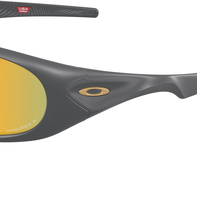 Oakley Neoforma Sunglasses - Matte Carbon/PRIZM 24k Polarized Lens