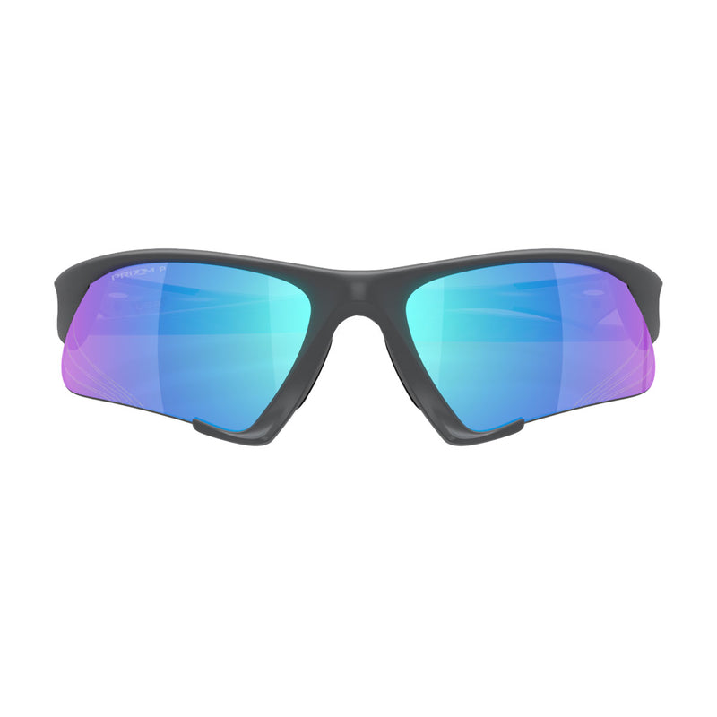 Oakley Suture Jacket Sunglasses - Matte Carbon/PRIZM Sapphire Polarized Lens