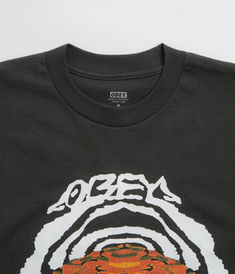 Obey Take The Leap T-Shirt in Vintage Black