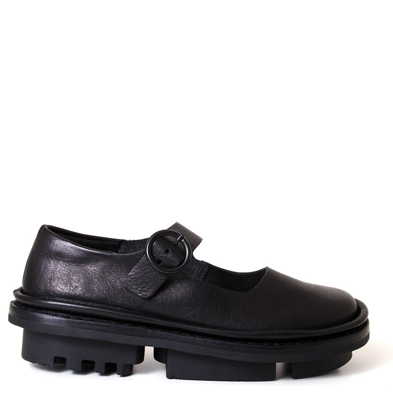 Ohjane Women's Platform Leather Mary Jane