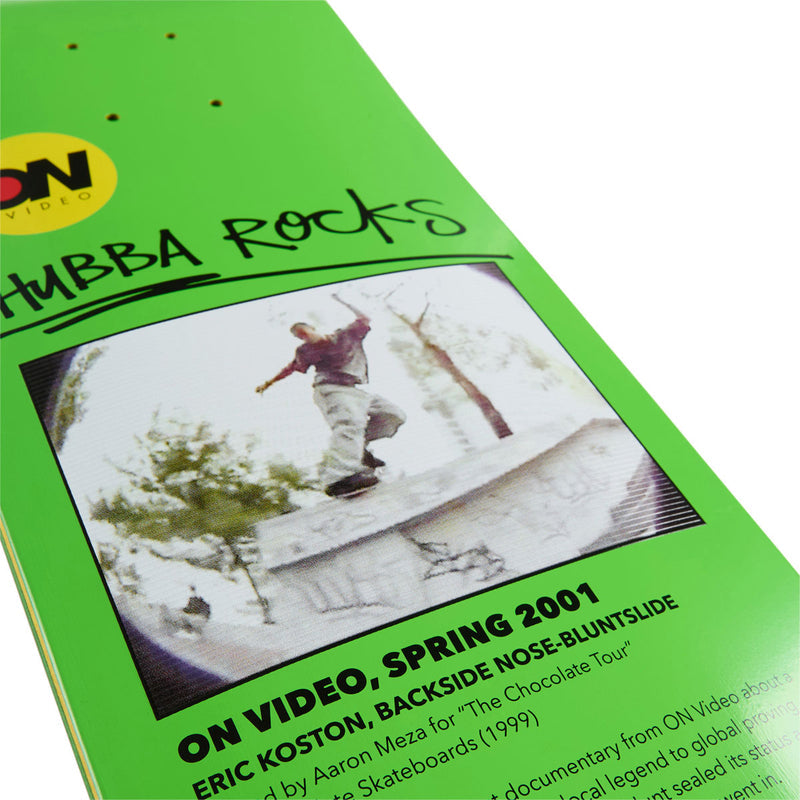 On Video Hubba Rocks Skateboard Deck - 8.375"