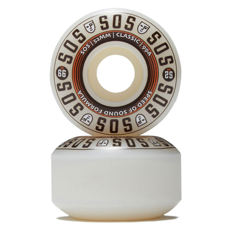 Opera SOS Express Classic 99a Skateboard Wheels - White - 52mm