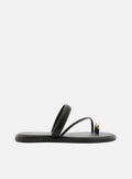 Pamela Leather Sandal Flats S/26