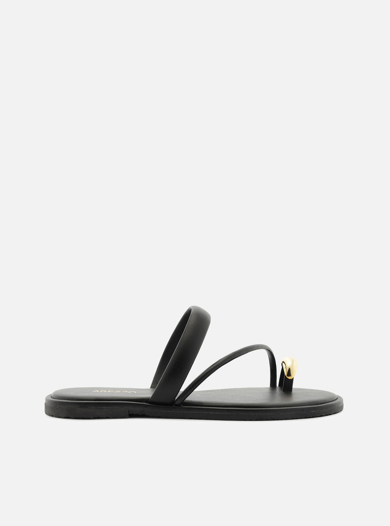 Pamela Leather Sandal Flats S/26