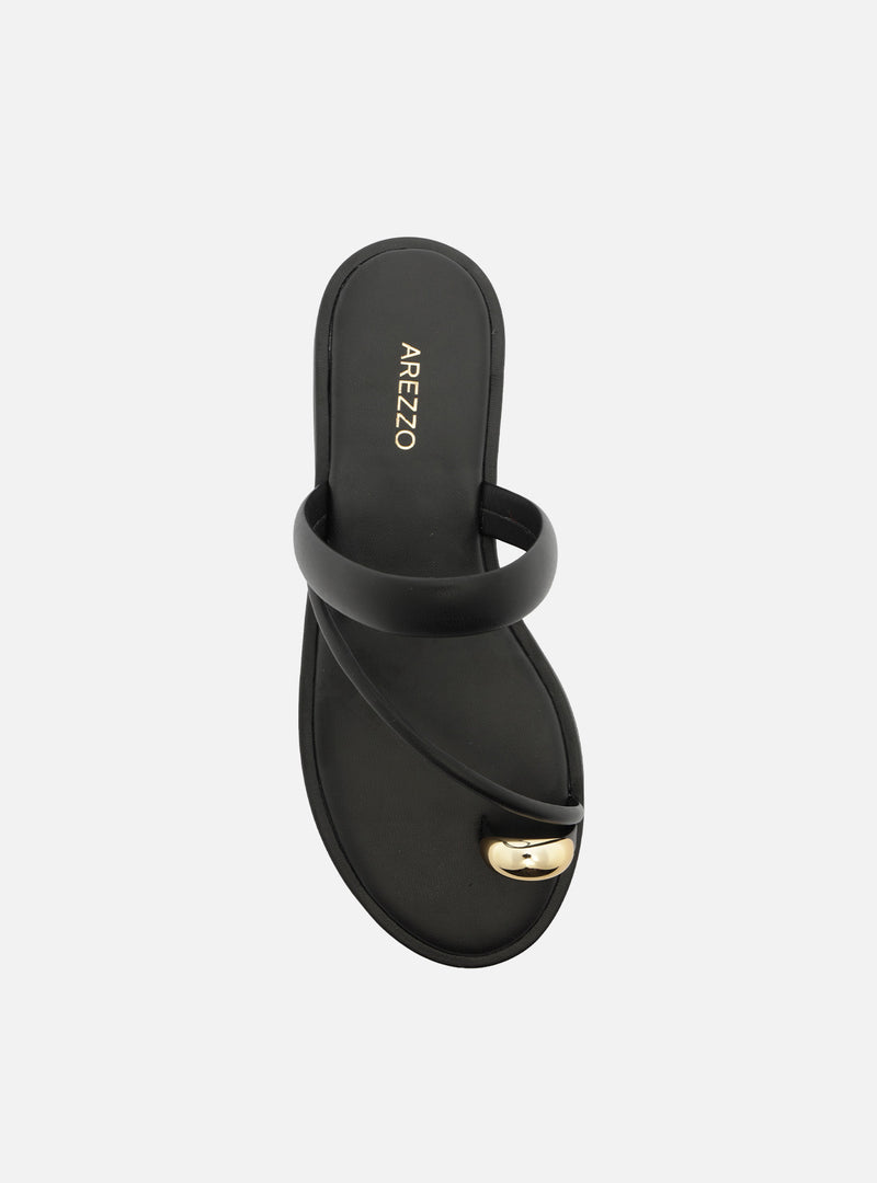 Pamela Leather Sandal Flats S/26