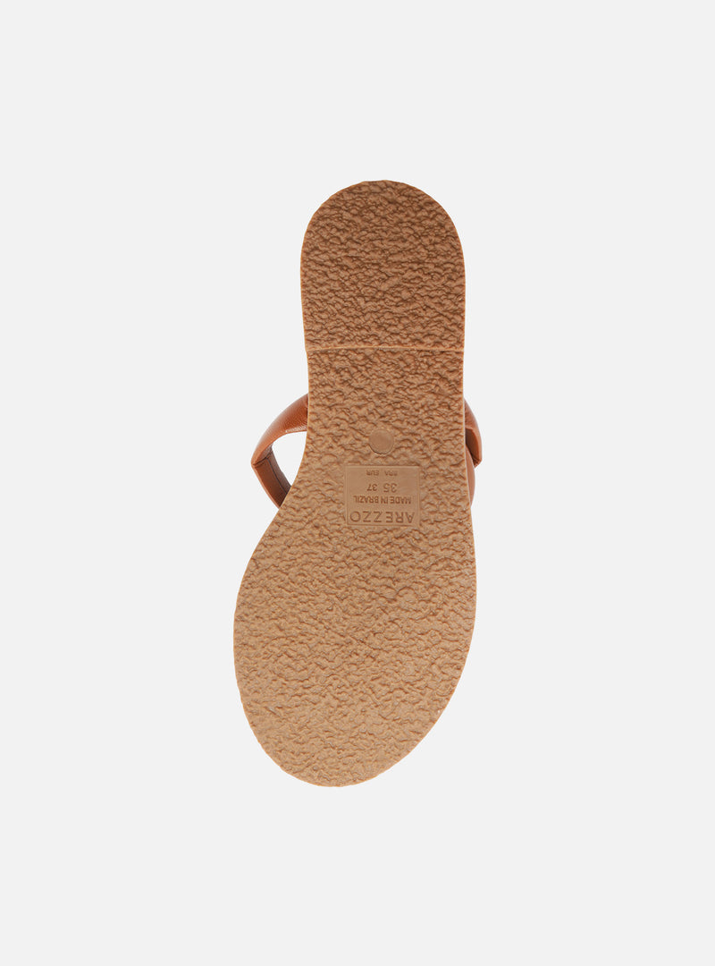 Pamela Leather Sandal Flats S/26