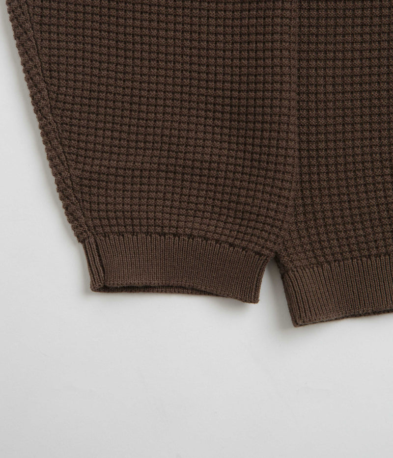Parlez Arthur Knit Cardigan in Mocha Brown