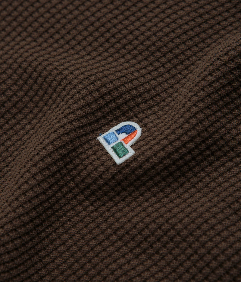Parlez Arthur Knit Cardigan in Mocha Brown