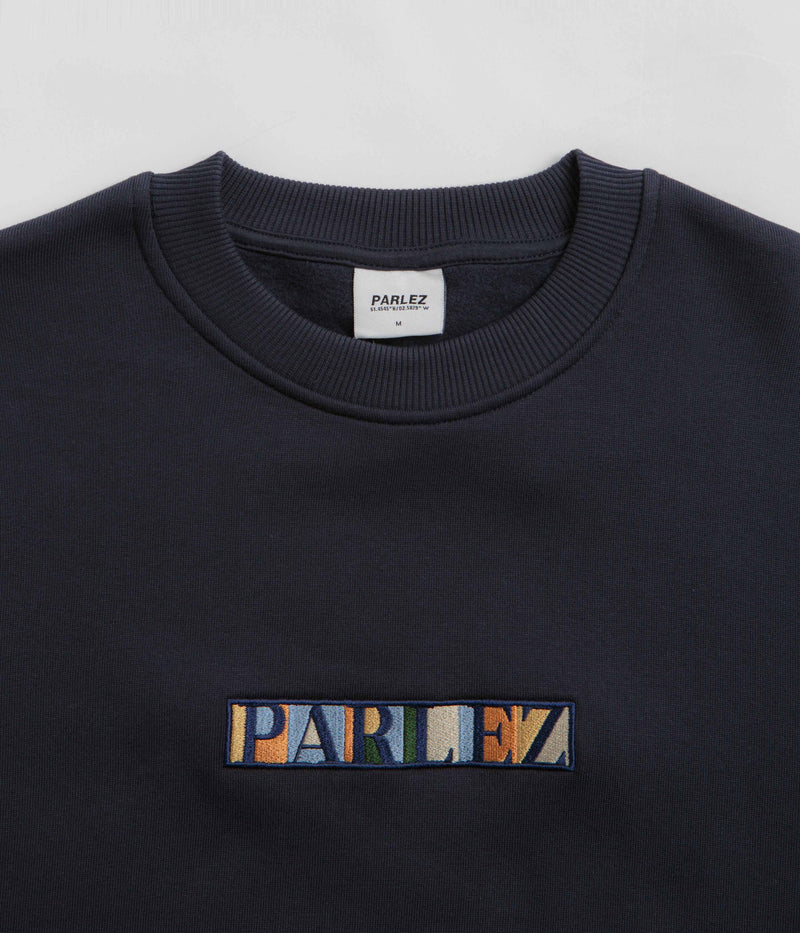 Parlez Felipe Crewneck Sweatshirt in Navy
