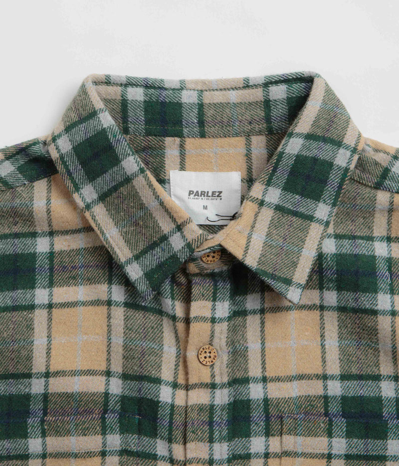 Parlez Fernley Shirt in Green Check