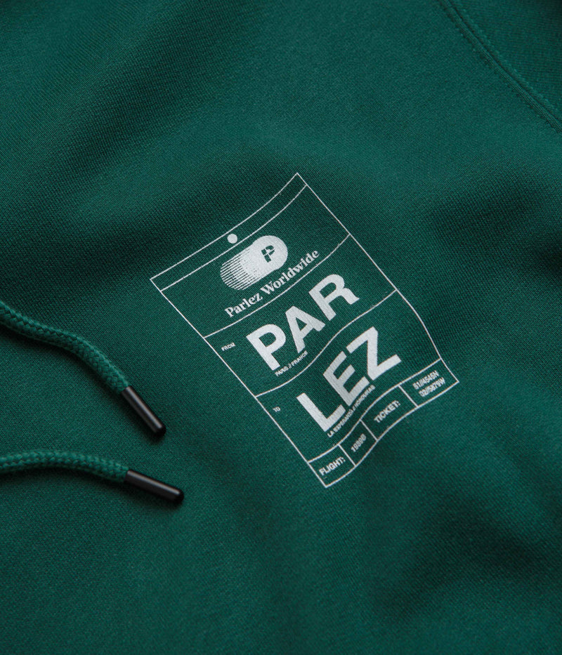 Parlez Layover Hoodie in Deep Green