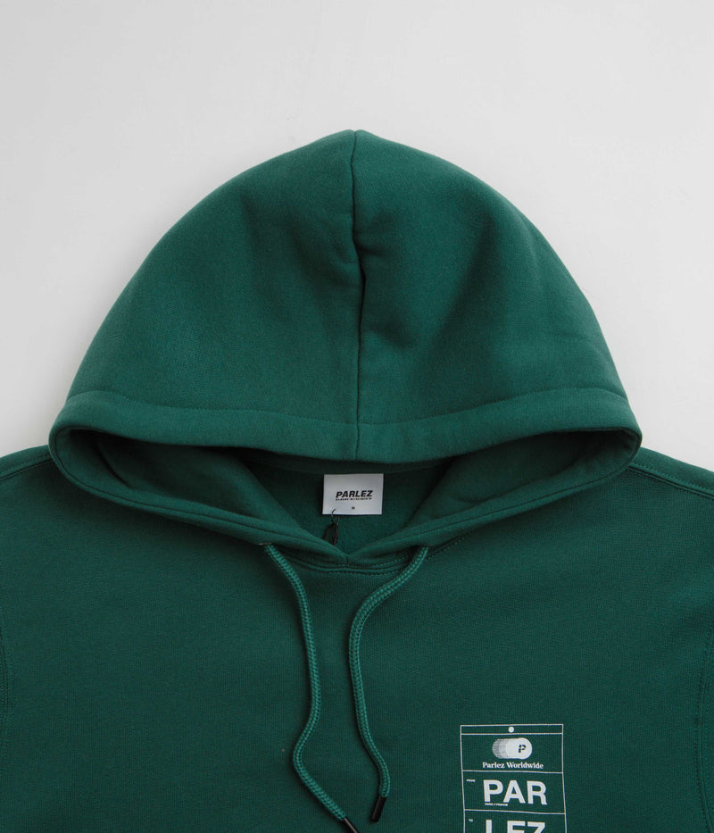 Parlez Layover Hoodie in Deep Green