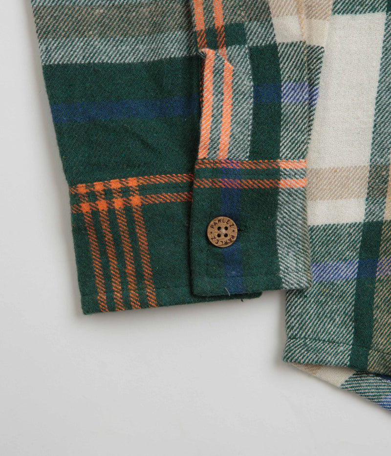 Parlez Rotan Check Shirt in Deep Green