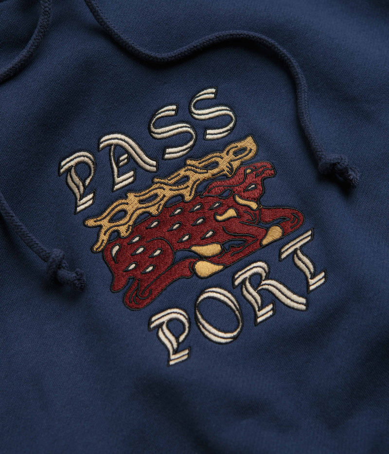 Pass Port Antler Hoodie in Navy