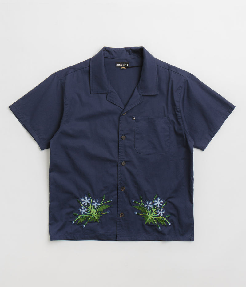 Pass Port Bloom Casual Shirt in Navy