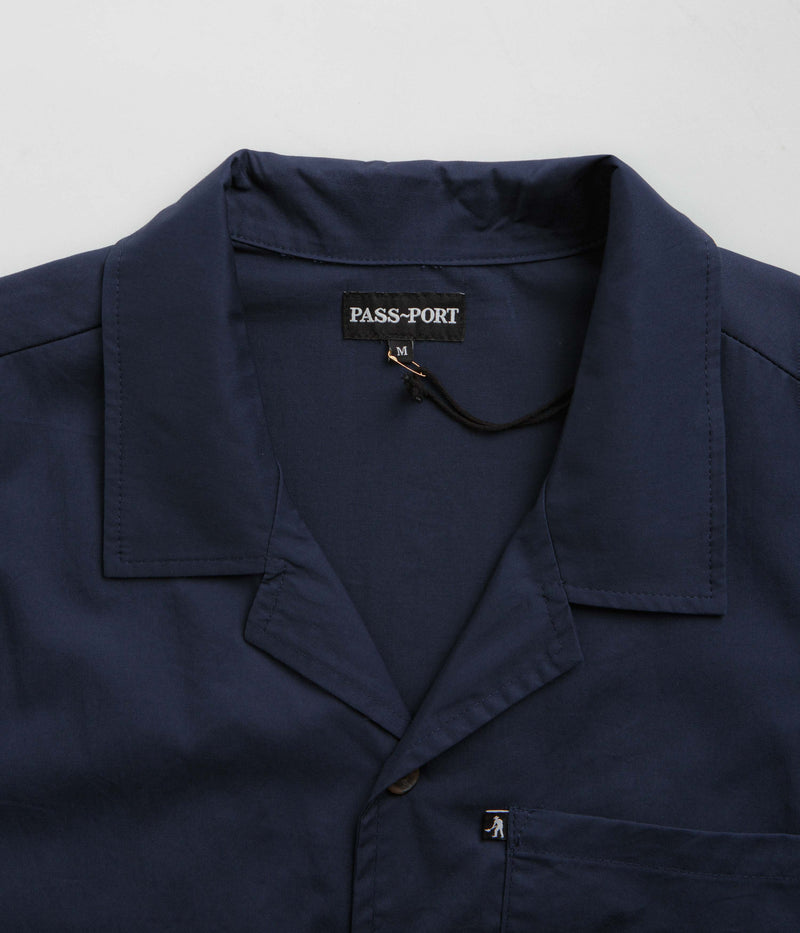 Pass Port Bloom Casual Shirt in Navy