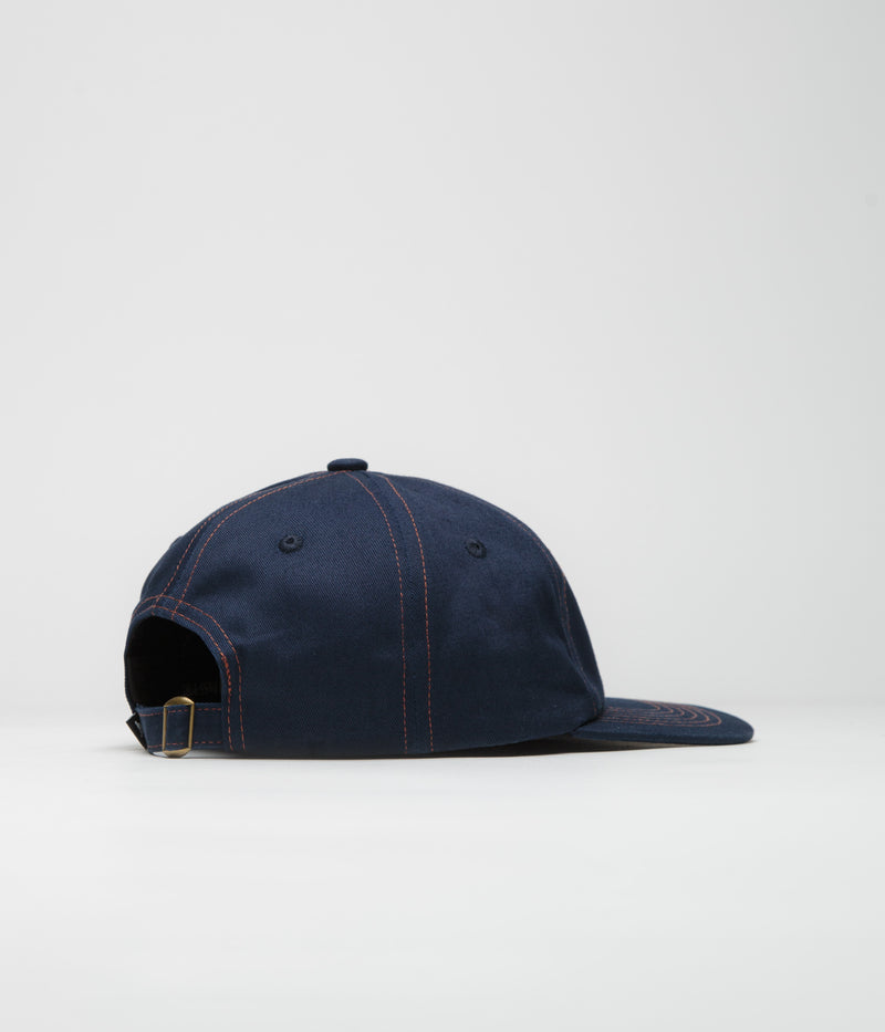 Pass Port Pattoned Casual Cap in Navy