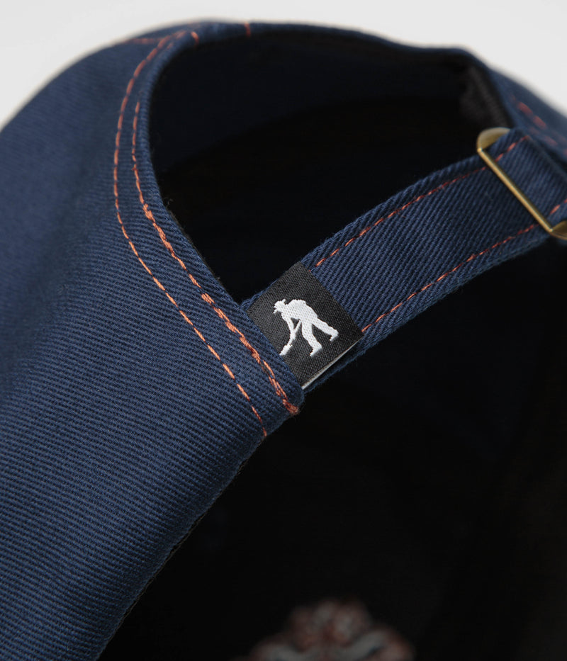 Pass Port Pattoned Casual Cap in Navy