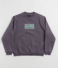 Pass Port Plume Crewneck Sweatshirt in Dusty Blue