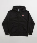 Pasteelo Embroidered O.G. Zip Hoodie in Black