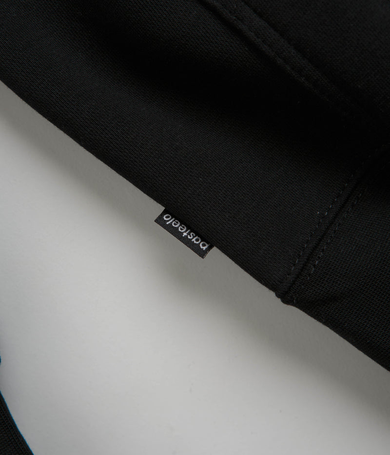 Pasteelo Embroidered O.G. Zip Hoodie in Black
