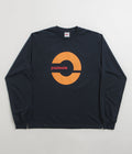 Pasteelo Grooves Long Sleeve T-Shirt in Navy