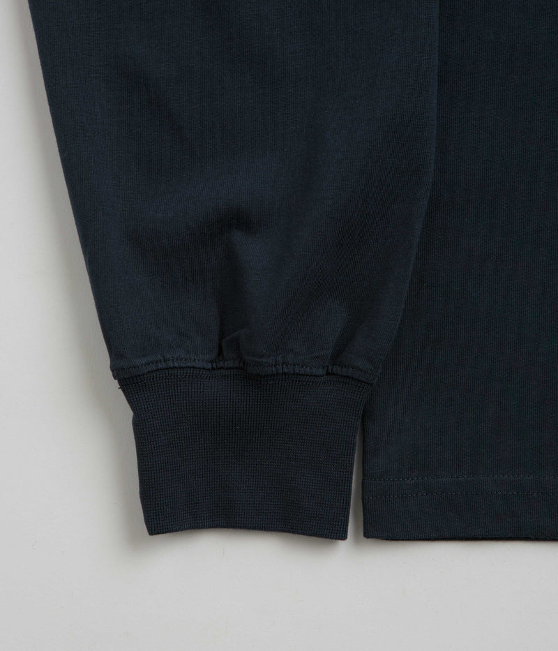 Pasteelo Grooves Long Sleeve T-Shirt in Navy