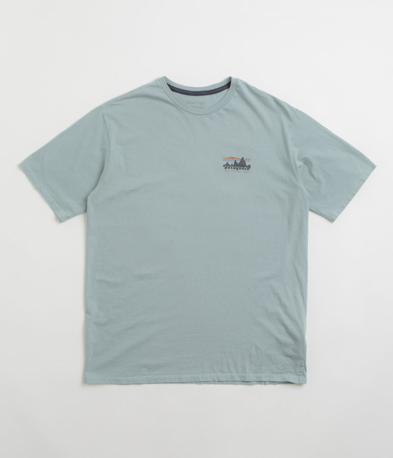 Patagonia 73 Skyline Organic T-Shirt in Thermal Blue