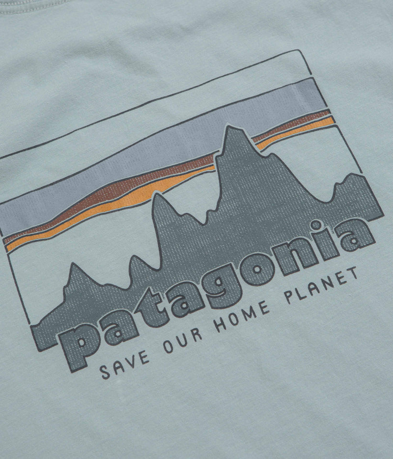 Patagonia 73 Skyline Organic T-Shirt in Thermal Blue
