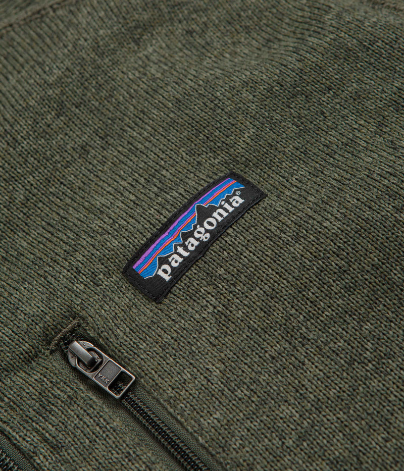 Patagonia Better Sweater 1/4 Zip Sweatshirt in Industrial Green