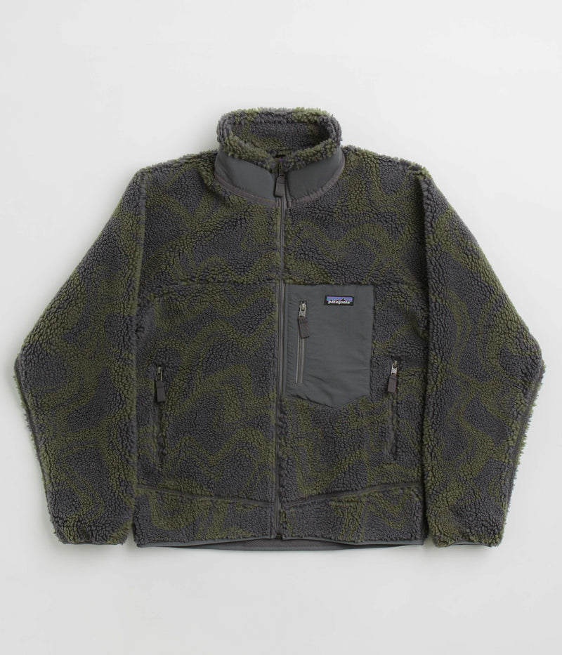 Patagonia Classic Retro-X Jacket in Currents: Forge Grey