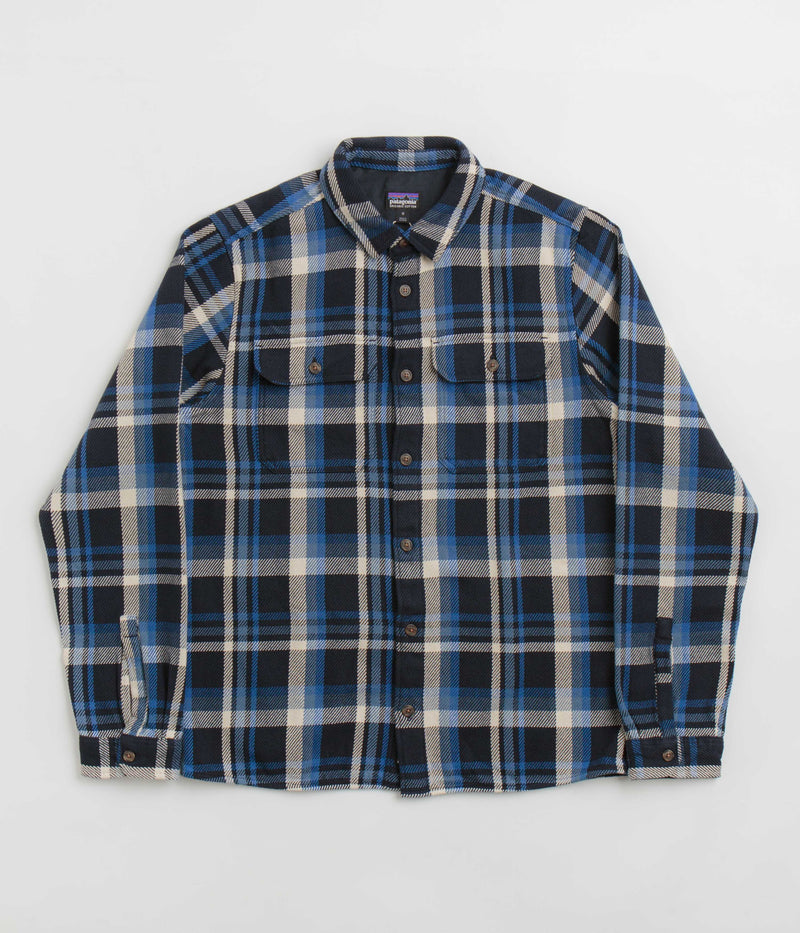 Patagonia Fjord Loft Shirt in Coastal Sunset: Pitch Blue