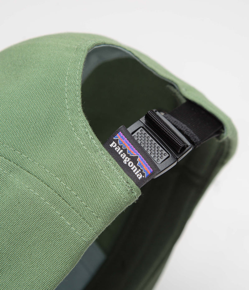 Patagonia Graphic Maclure Cap in Shop Sticker: Terrain Green