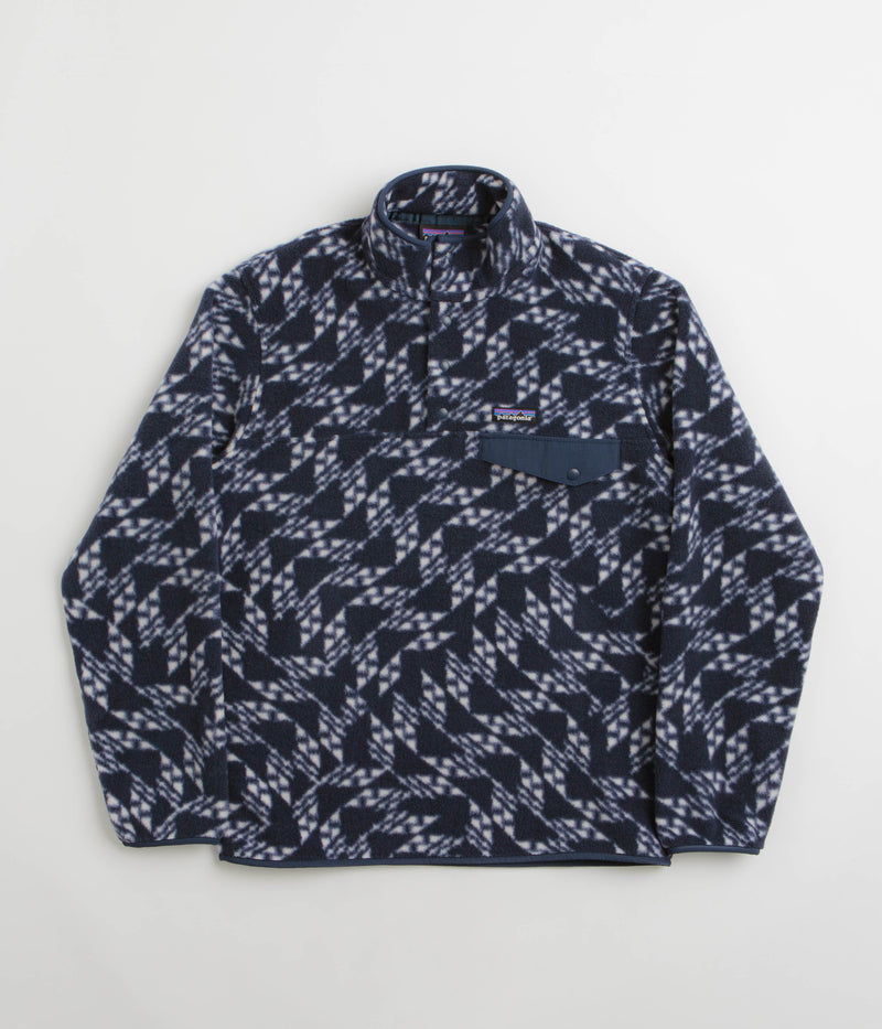 Patagonia Lightweight Synchilla Snap-T Fleece in Synched Flight: New Navy