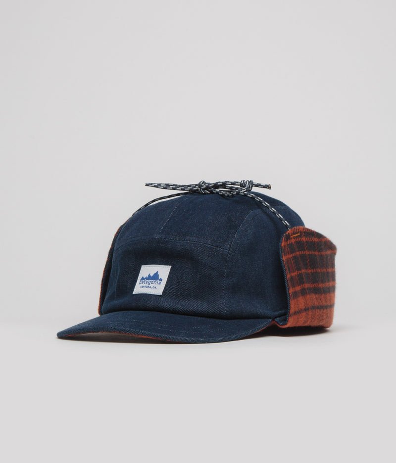 Patagonia Range Earflap Cap in Cascade: Burnished Red