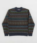 Patagonia Recycled Wool Sweatshirt in Helmsman: Smolder Blue
