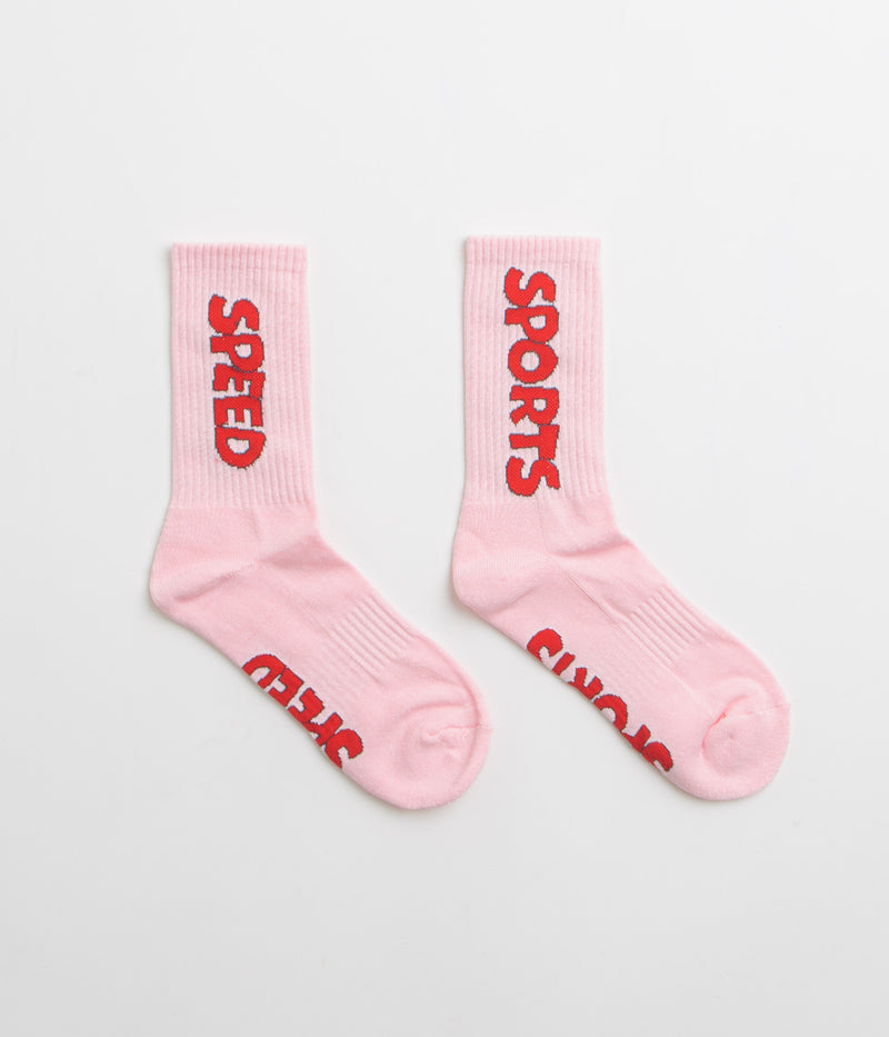 Pawa Speed Sports Raceday Socks in Sakura Pink