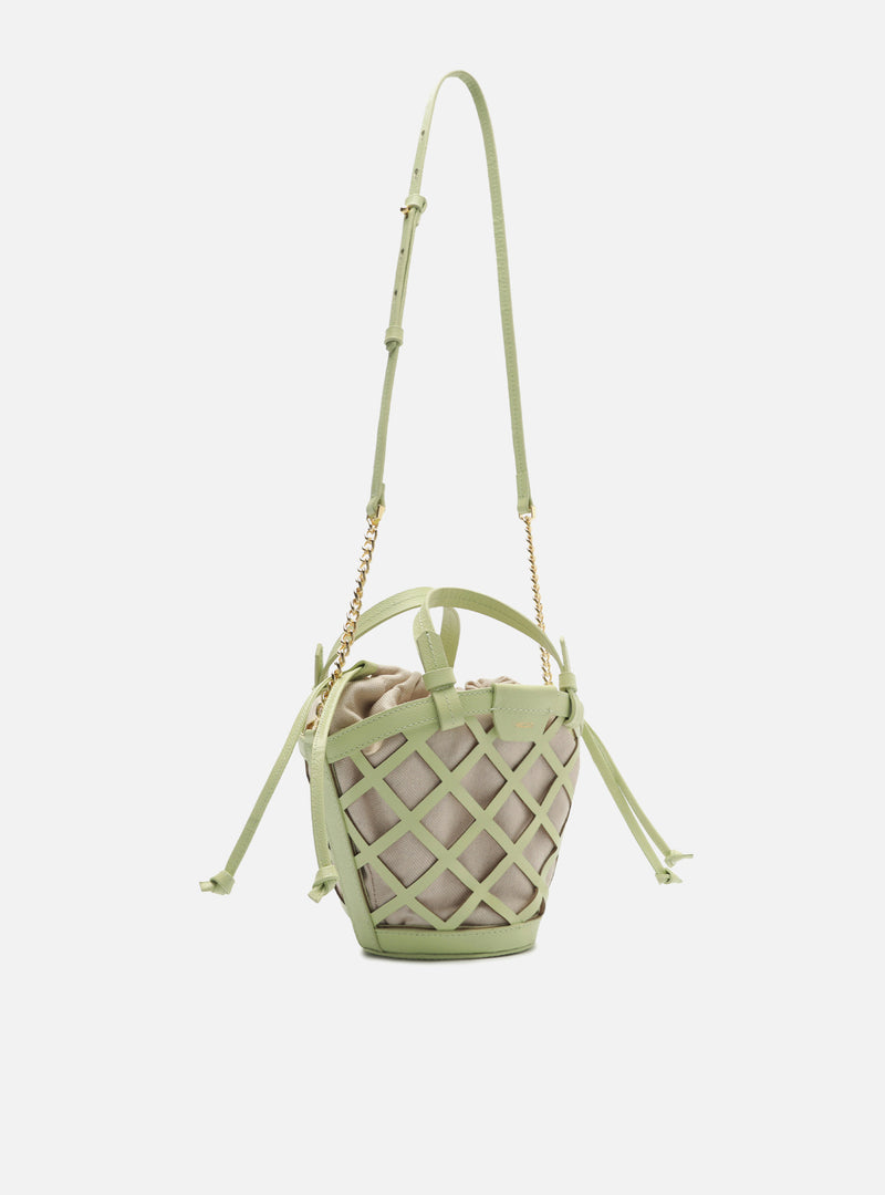 Petra Small Leather Bucket Handbags S/26