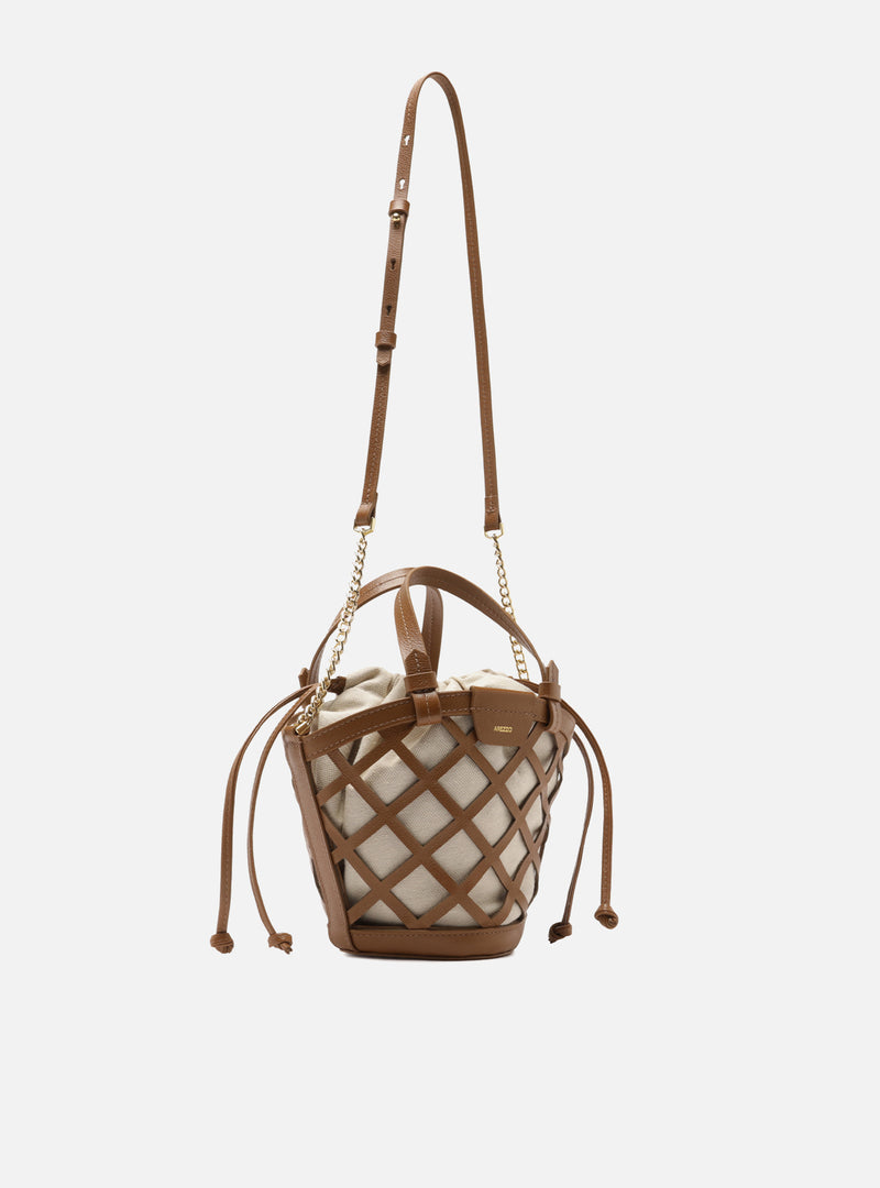 Petra Small Leather Bucket Handbags S/26