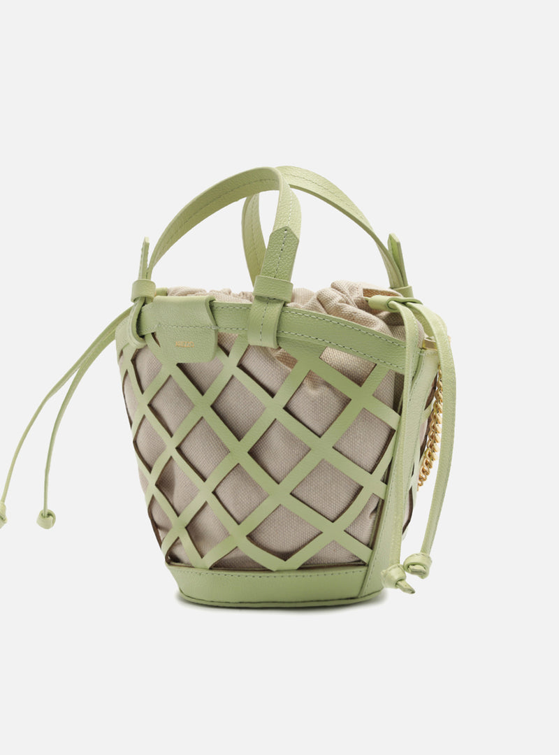 Petra Small Leather Bucket Handbags S/26