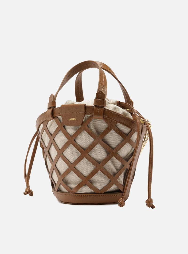 Petra Small Leather Bucket Handbags S/26
