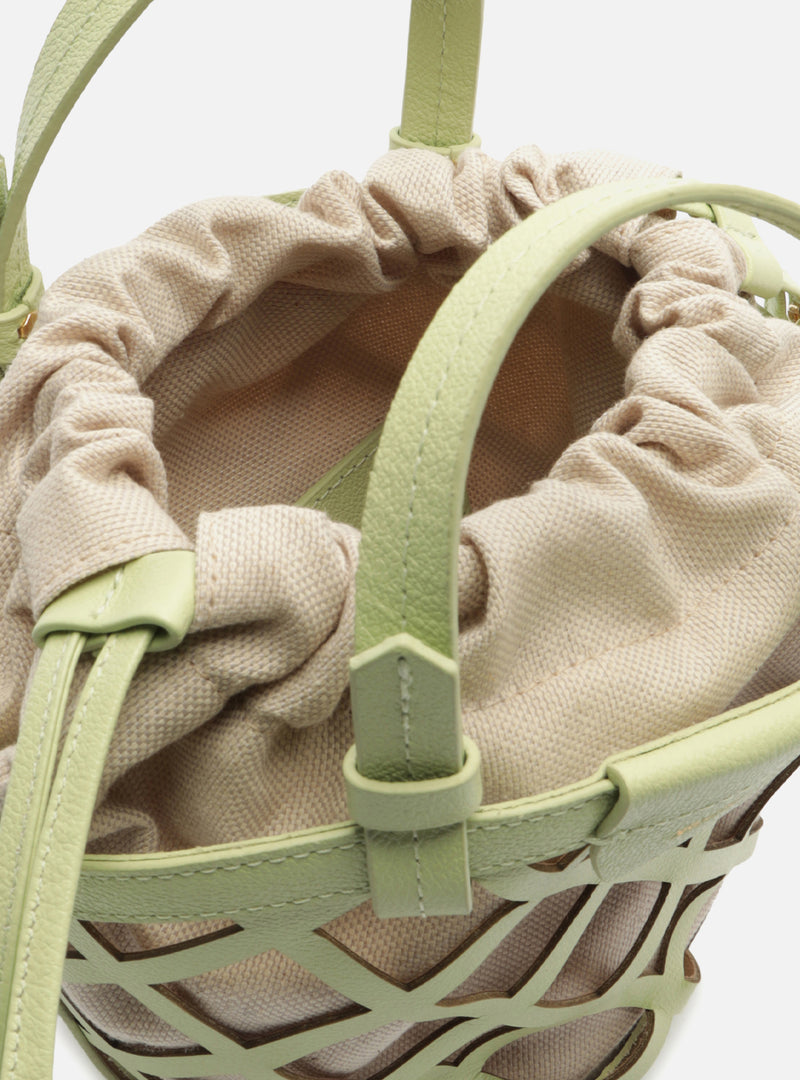 Petra Small Leather Bucket Handbags S/26