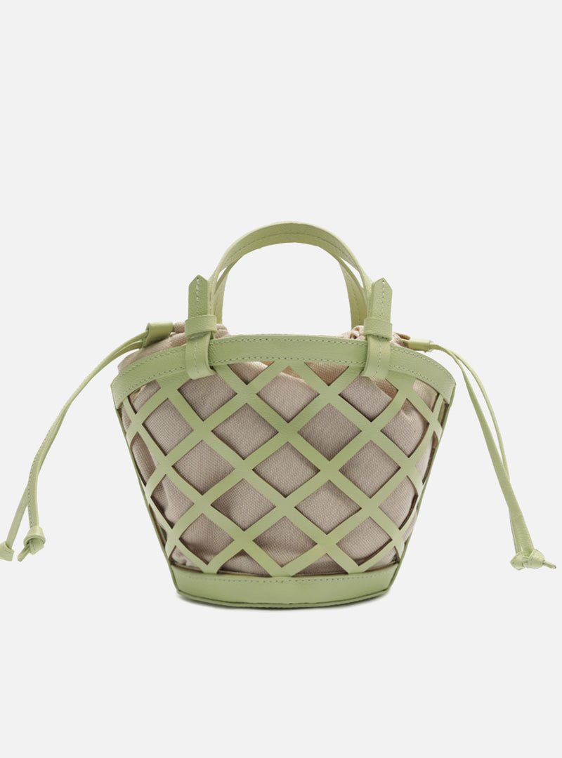 Petra Small Leather Bucket Handbags S/26