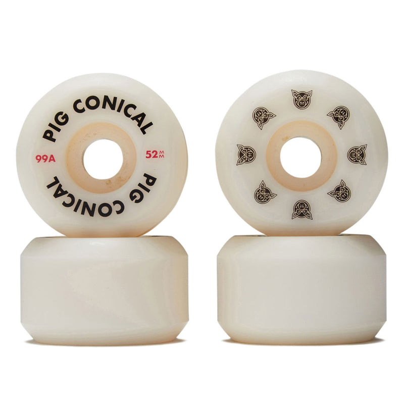 Pig Conical 99a Skateboard Wheels - 52mm