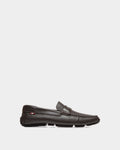 Pilot Driver in Brown Grained Leather
