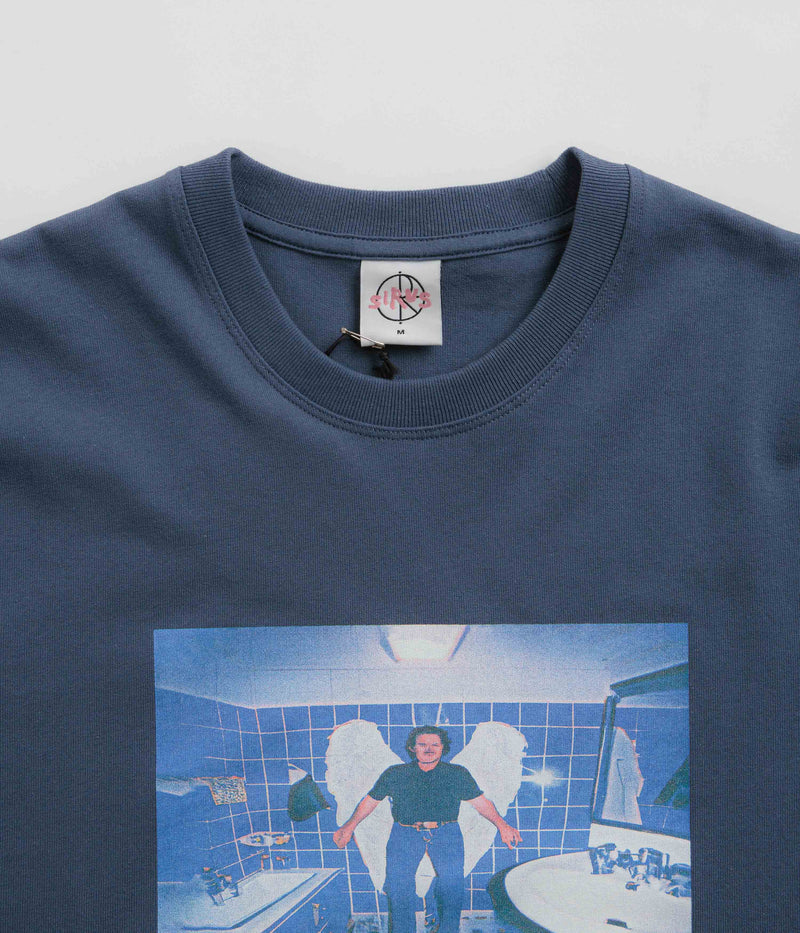 Polar Angel Man T-Shirt in Grey Blue