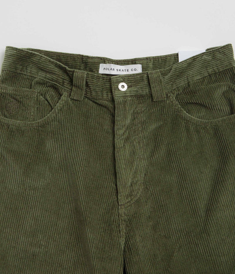 Polar Big Boy Cord Pants in Uniform Green
