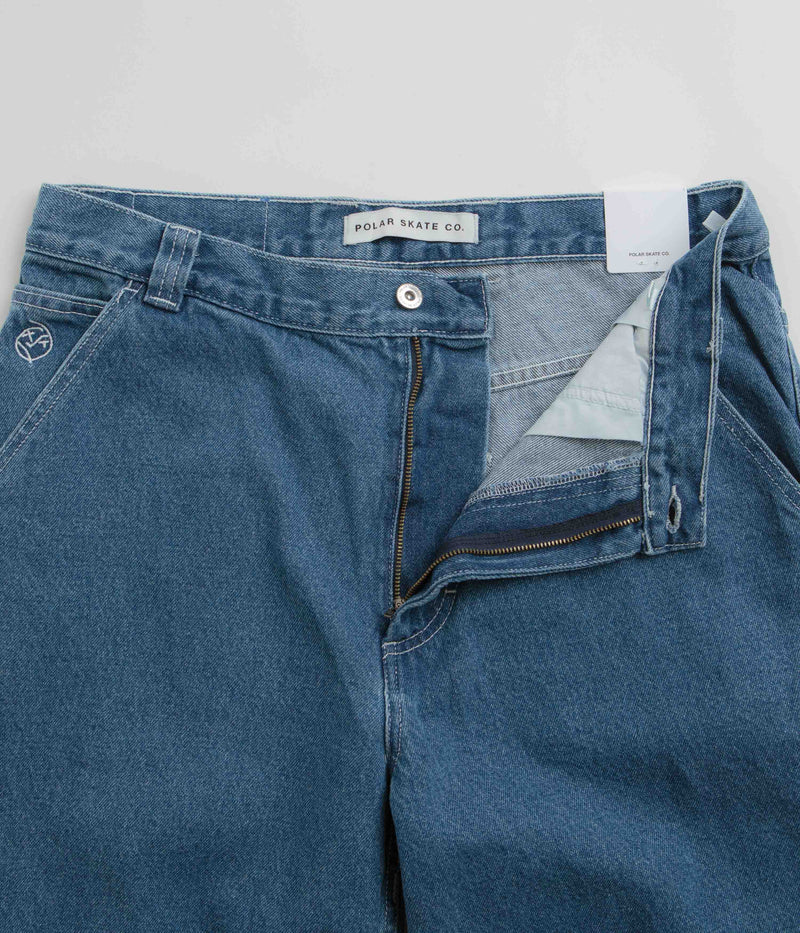 Polar Big Boy Work Pants in Blue Wash